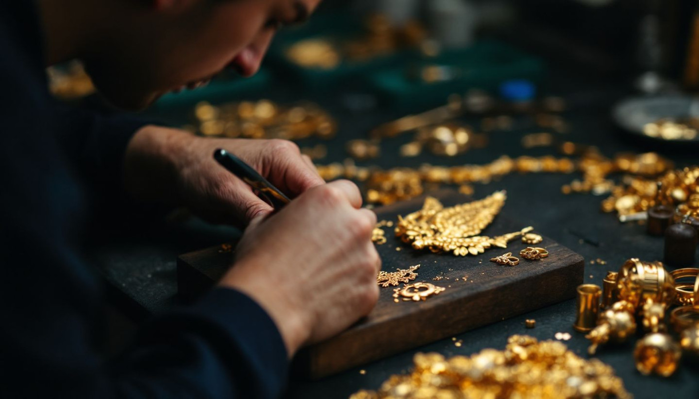 Le processus de fabrication d'un bijou en or : de l'idée à la réalisation